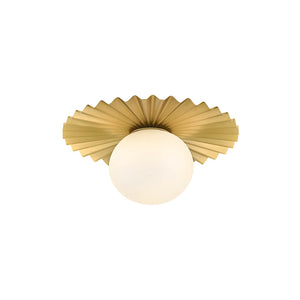 Stevie Small Flush Mount - Sconce Brass