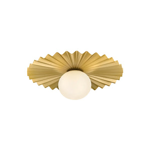 Stevie Medium Flush Mount - Sconce Brass