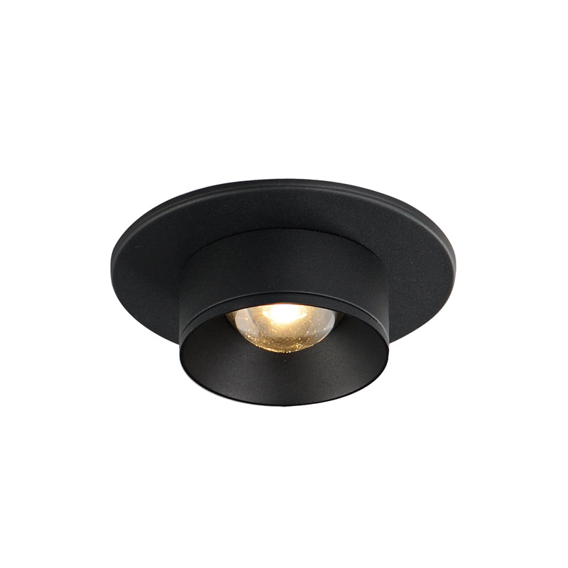Caldera Led Flush Mount Black