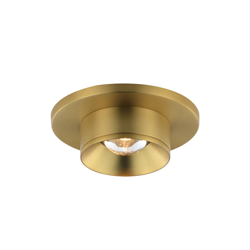 Caldera Led Flush Mount Brass