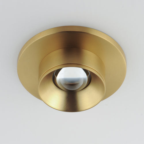 Caldera Led Flush Mount Brass