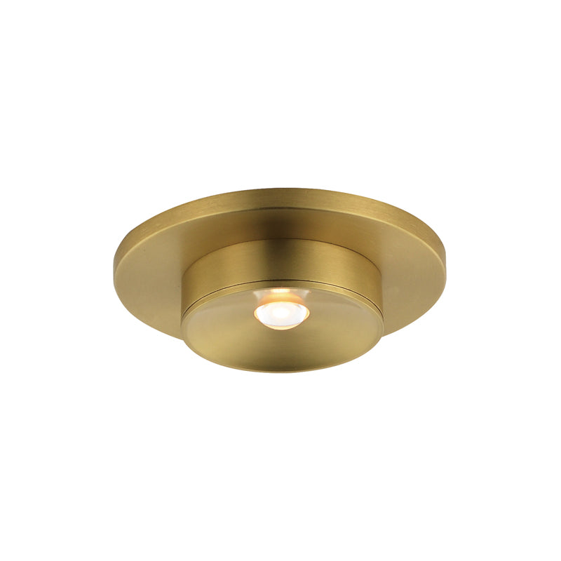 Caldera Narrow Optic Flush Mount Brass