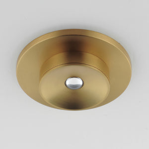 Caldera Narrow Optic Flush Mount Brass