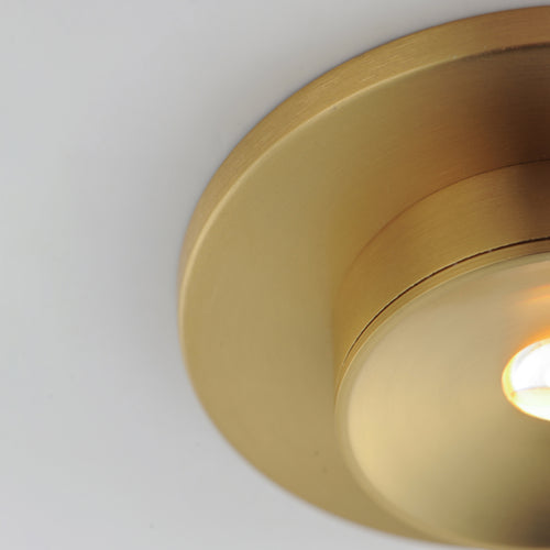 Caldera Narrow Optic Flush Mount Brass