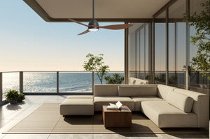 Sparrow Outdoor Fan Walnut