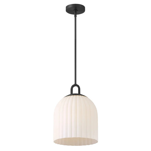 Paige Glass Pendant Black