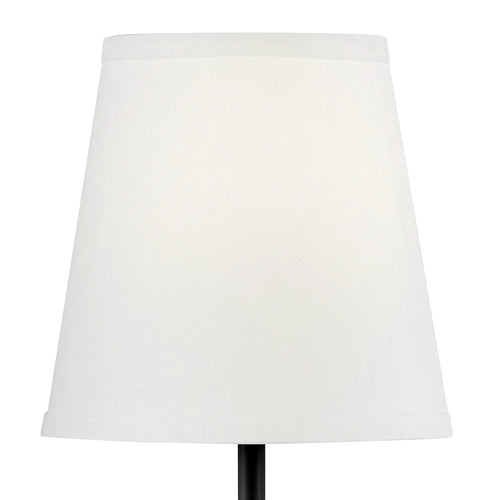 Beale Fabric Shade Sconce Black
