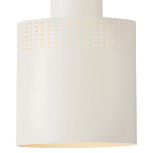 Casey Metal Pendant White