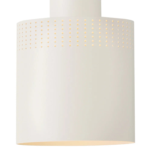 Casey Metal Pendant White