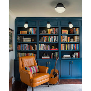 Haddie Flush Mount Black