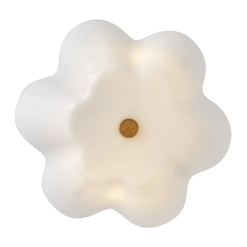 Honey Semi Flush Brass