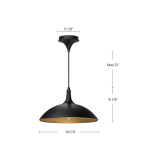 Abel Pendant Black