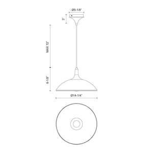 Abel Pendant White
