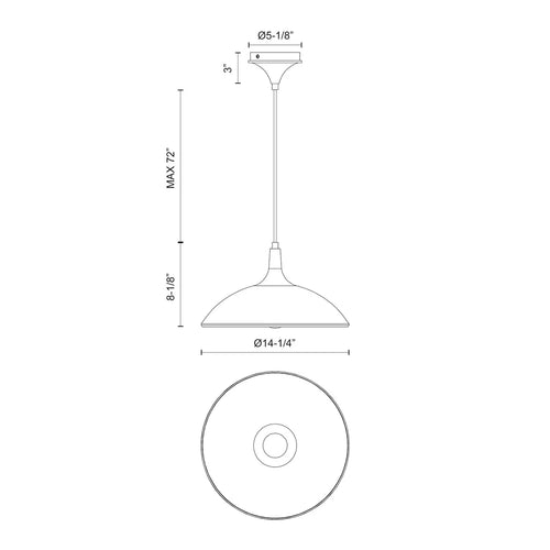 Abel Pendant White