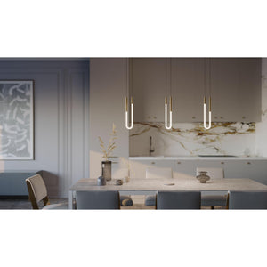 Adel Led Pendant Brass