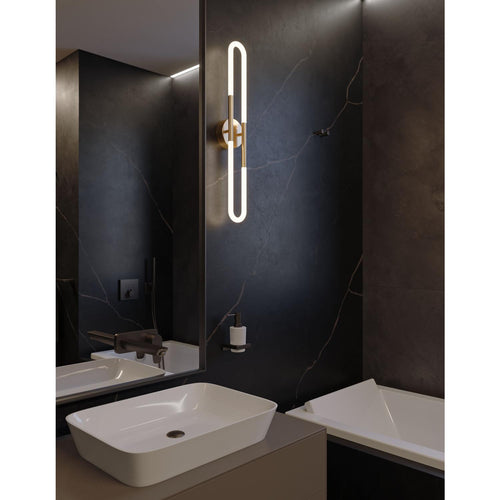 Adel Led Vanity Brass S
