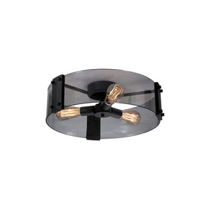 Dana Med Base Semi-Flush Black