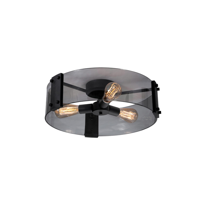 Dana Med Base Semi-Flush Black