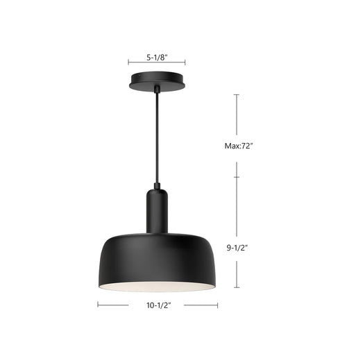 Adriano Pendant Black