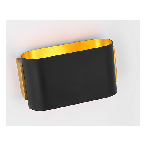 Nella Small Sconce Brass/Black