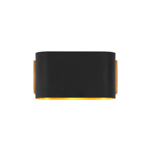 Nella Small Sconce Brass/Black
