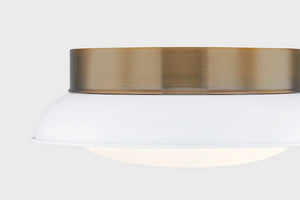 Arnie Flush Mount White