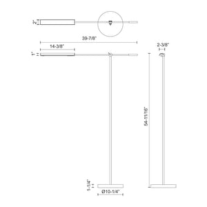 Astrid Floor Lamp Brass