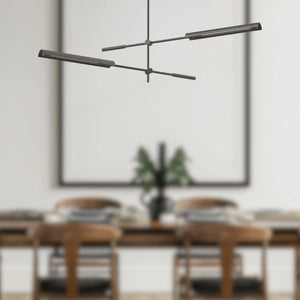 Astrid 3 Multi Pendant Black