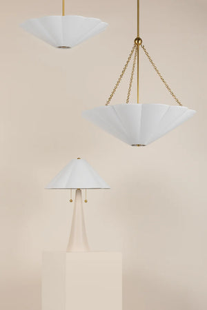 Alana Pendant White