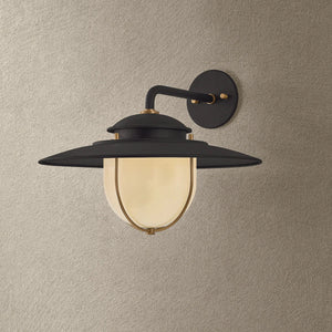 Greentree Wall Sconce Black Large