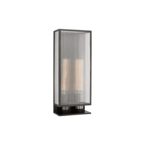 York Double Box Outdoor Sconce Bronze