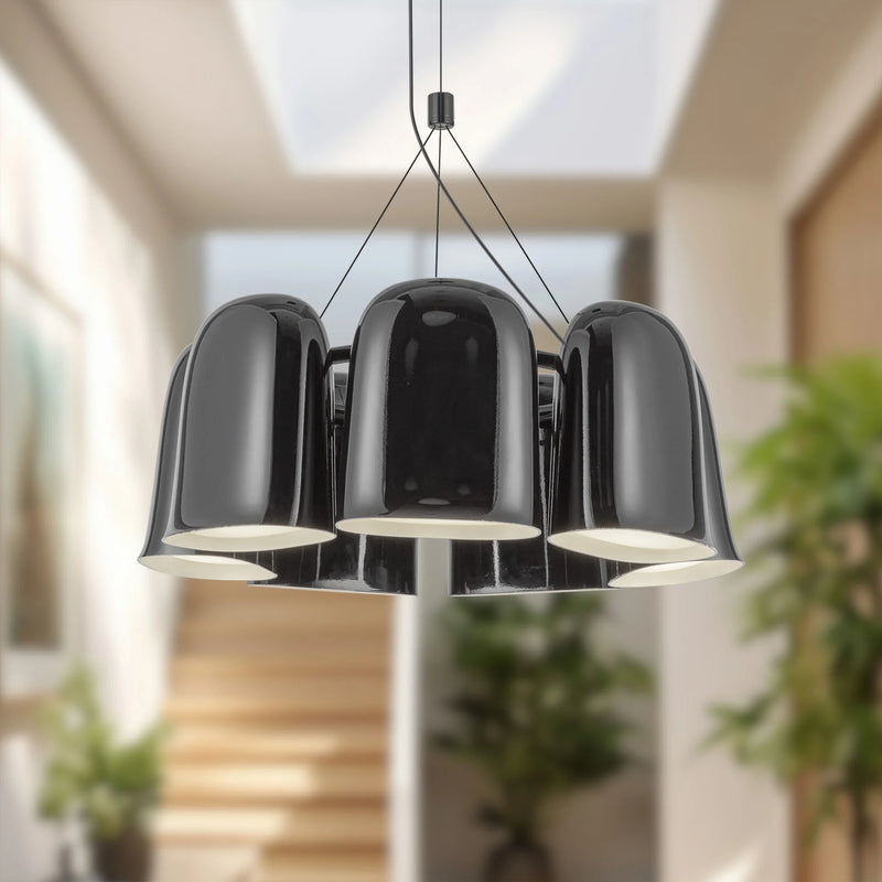 Bell Chandelier Black