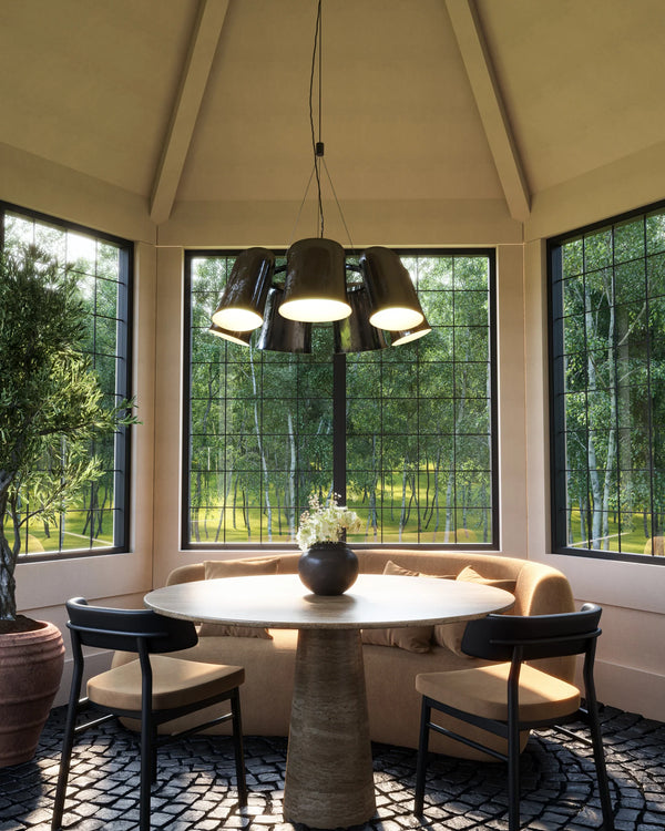 Bell Chandelier Black