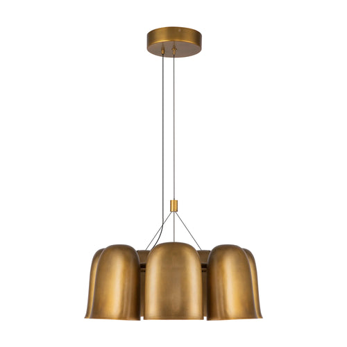 Bell Chandelier Brass