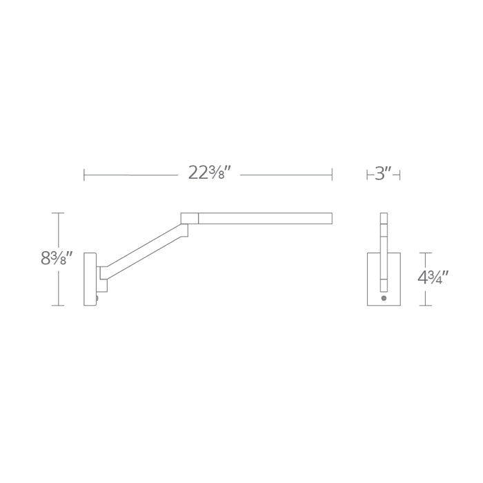 Beam Swing Arm Black