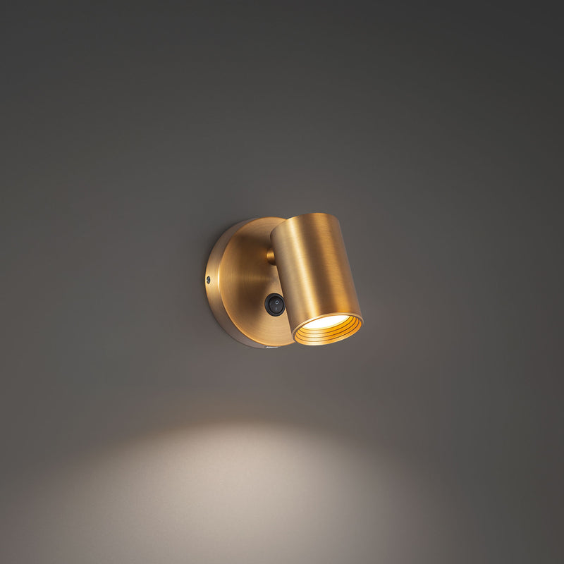 Kepler Swing Arm Brass