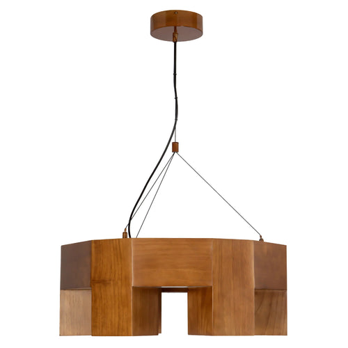 Bosco Oak Chandelier Small