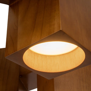 Bosco Oak Chandelier Small