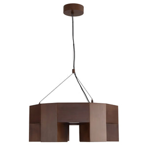 Bosco Walnut Chandelier Small