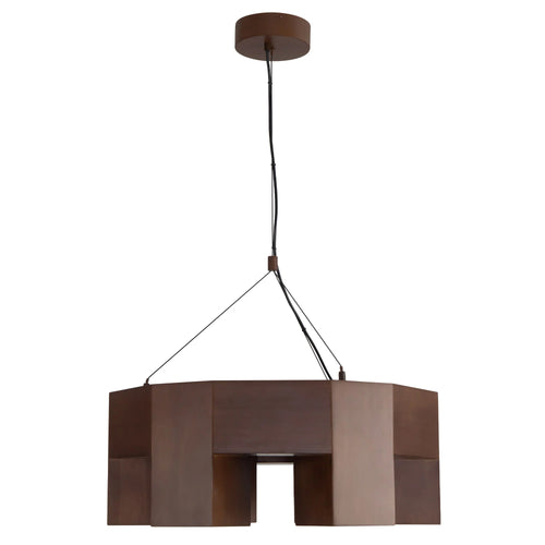Bosco Walnut Chandelier Small