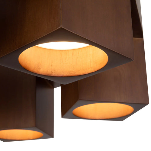 Bosco Walnut Chandelier Small