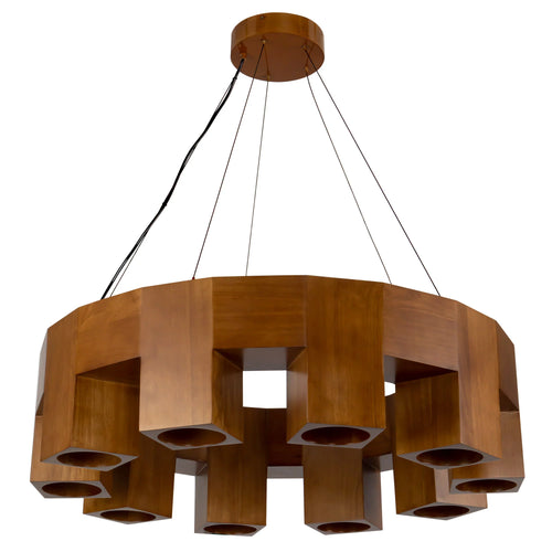 Bosco Oak Chandelier Large