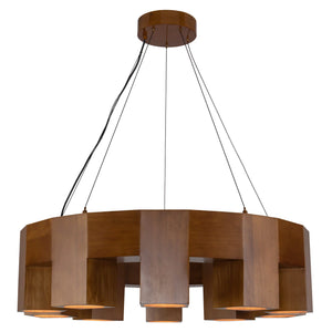 Bosco Oak Chandelier Large