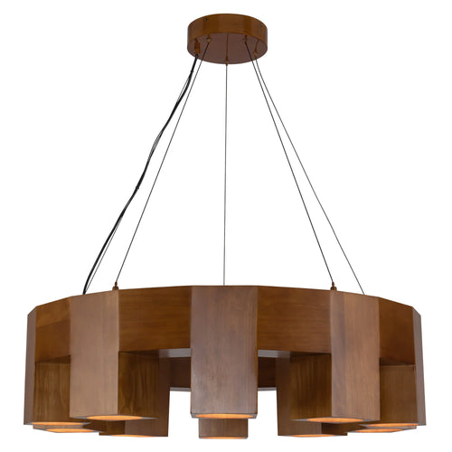 Bosco Oak Chandelier Large