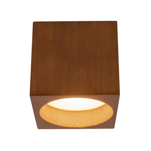 Bosco Oak Semi-Flush Mount Small