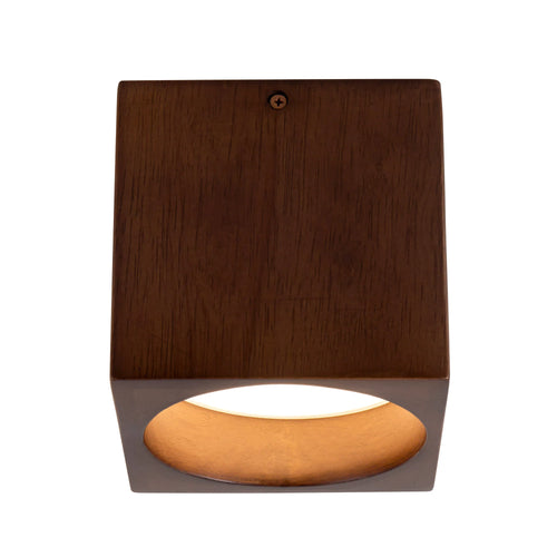 Bosco Walnut Semi-Flush Mount Small