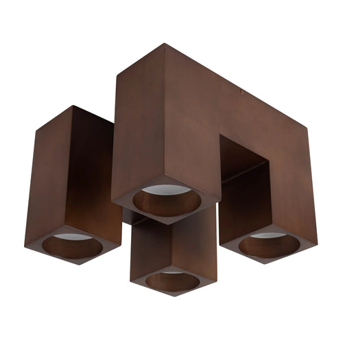 Bosco Walnut Semi-Flush Mount XL