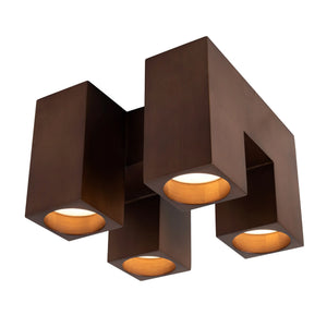 Bosco Walnut Semi-Flush Mount XL