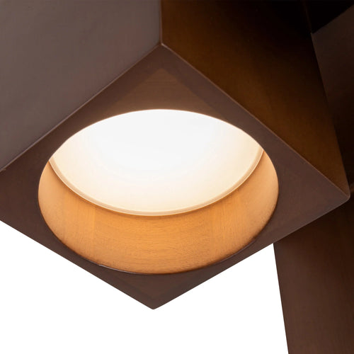 Bosco Walnut Semi-Flush Mount XL