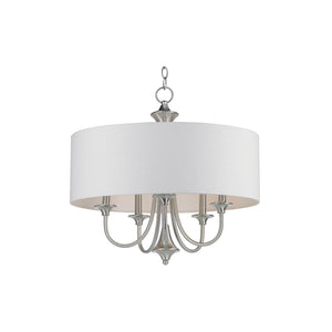 Bongo 5 Light Pendant Nickel